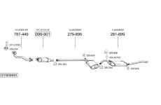 Výfukový systém BOSAL SYS09691
