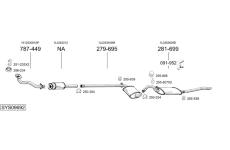 Výfukový systém BOSAL SYS09692