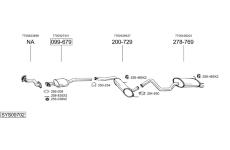Výfukový systém BOSAL SYS09702