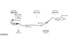 Výfukový systém BOSAL SYS09703