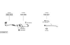 Výfukový systém BOSAL SYS09737