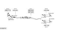 Výfukový systém BOSAL SYS09757