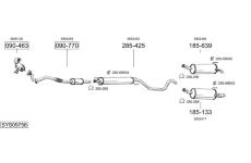 Výfukový systém BOSAL SYS09758