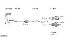 Výfukový systém BOSAL SYS09773