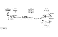 Výfukový systém BOSAL SYS09778