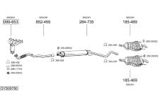 Výfukový systém BOSAL SYS09780