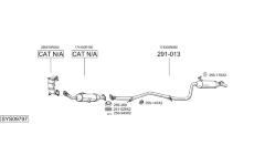 Výfukový systém BOSAL SYS09797
