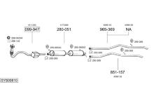 Výfukový systém BOSAL SYS09810