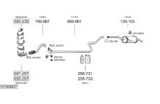 Výfukový systém BOSAL SYS09837