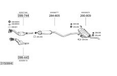 Výfukový systém BOSAL SYS09846