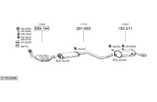 Výfukový systém BOSAL SYS09886