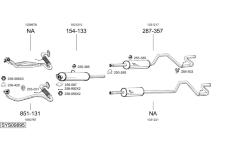 Výfukový systém BOSAL SYS09895