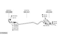 Výfukový systém BOSAL SYS09924