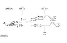 Výfukový systém BOSAL SYS09928