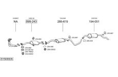 Výfukový systém BOSAL SYS09935