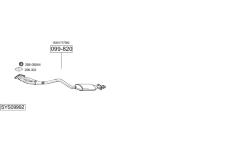 Výfukový systém BOSAL SYS09992