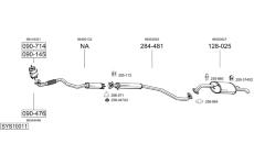 Výfukový systém BOSAL SYS10011