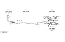 Výfukový systém BOSAL SYS10035