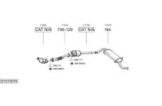 Výfukový systém BOSAL SYS10076