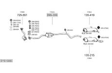 Výfukový systém BOSAL SYS10083