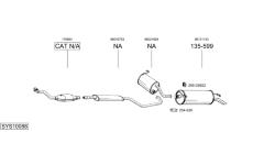 Výfukový systém BOSAL SYS10088