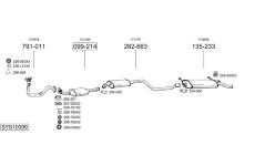 Výfukový systém BOSAL SYS10099