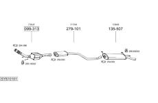 Výfukový systém BOSAL SYS10101