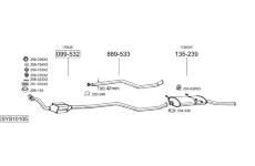 Výfukový systém BOSAL SYS10105