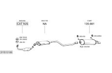 Výfukový systém BOSAL SYS10108