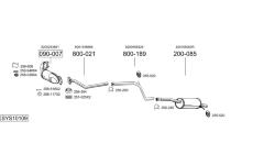 Výfukový systém BOSAL SYS10109