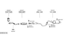 Výfukový systém BOSAL SYS10119