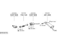 Výfukový systém BOSAL SYS10172