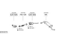 Výfukový systém BOSAL SYS10173