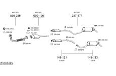 Výfukový systém BOSAL SYS10193