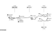 Výfukový systém BOSAL SYS10246