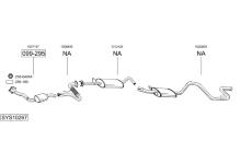 Výfukový systém BOSAL SYS10267