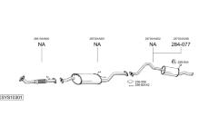 Výfukový systém BOSAL SYS10301