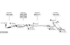 Výfukový systém BOSAL SYS10306
