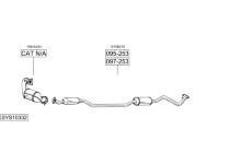 Výfukový systém BOSAL SYS10332
