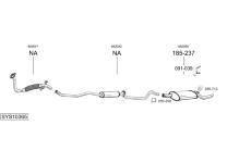 Výfukový systém BOSAL SYS10365