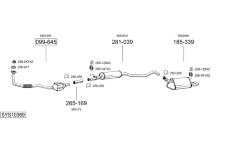 Výfukový systém BOSAL SYS10369