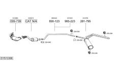 Výfukový systém BOSAL SYS10386