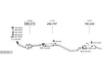 Výfukový systém BOSAL SYS10411