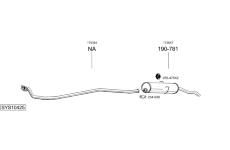 Výfukový systém BOSAL SYS10425