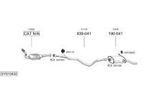 Výfukový systém BOSAL SYS10432