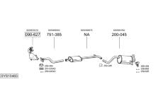 Výfukový systém BOSAL SYS10483