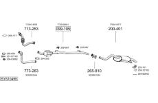Výfukový systém BOSAL SYS10495