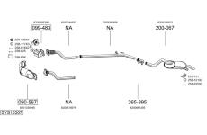 Výfukový systém BOSAL SYS10507
