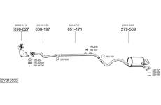 Výfukový systém BOSAL SYS10533