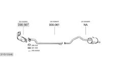 Výfukový systém BOSAL SYS10548